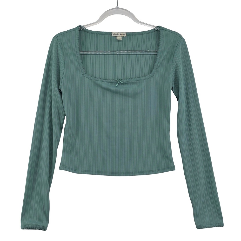 Derek Heart Top Womens Size M Crop Y2K Streetwear
